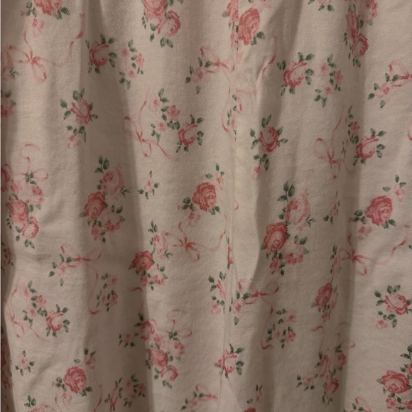 NWOT Aeropostale Pink Floral bow woven pajama pants size Large - Picture 7 of 8